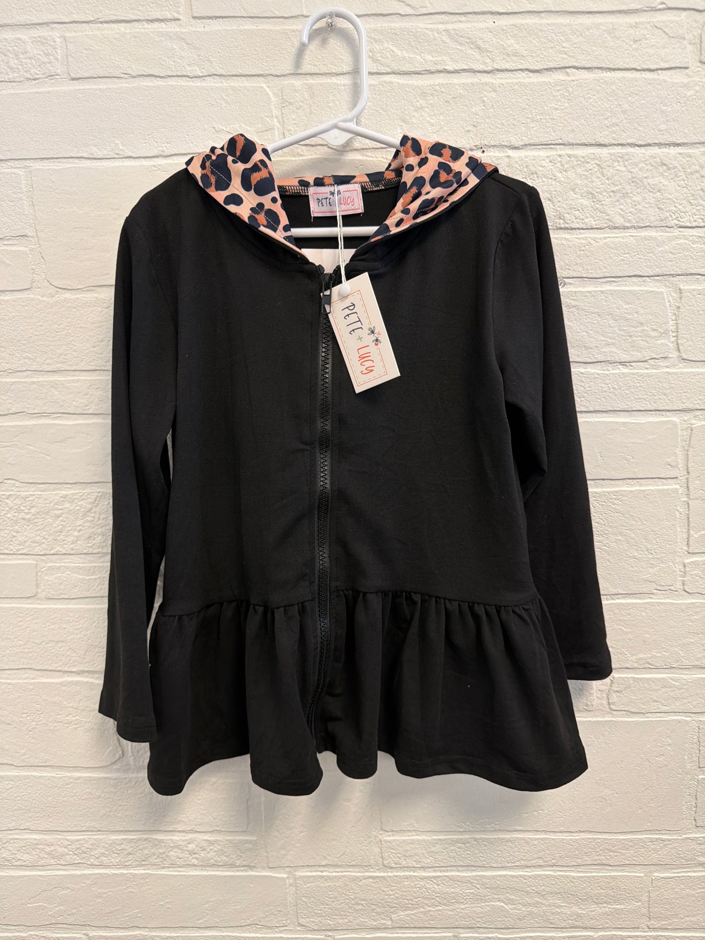5 NEW Pete & Lucy Leopard Hooded Jacket