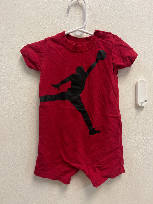 6m Jordan Red + Black Romper