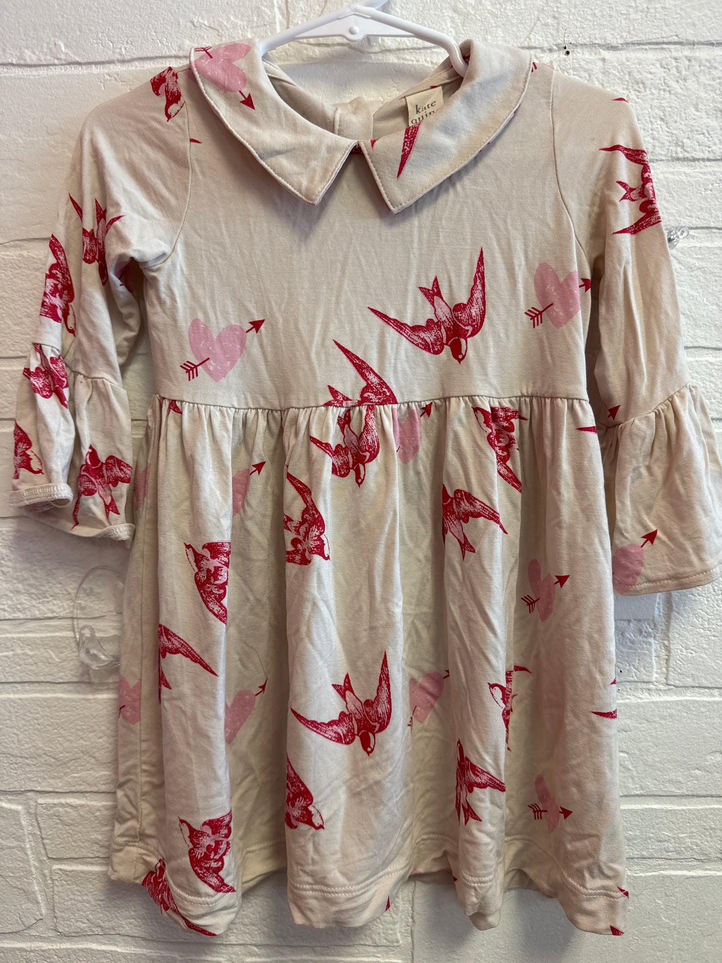 12-18m Kate Quinn Bamboo Birds+Hearts Dress