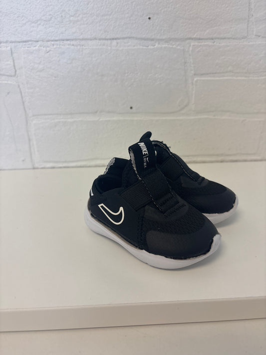 Size 3 Infant Black White Nikes