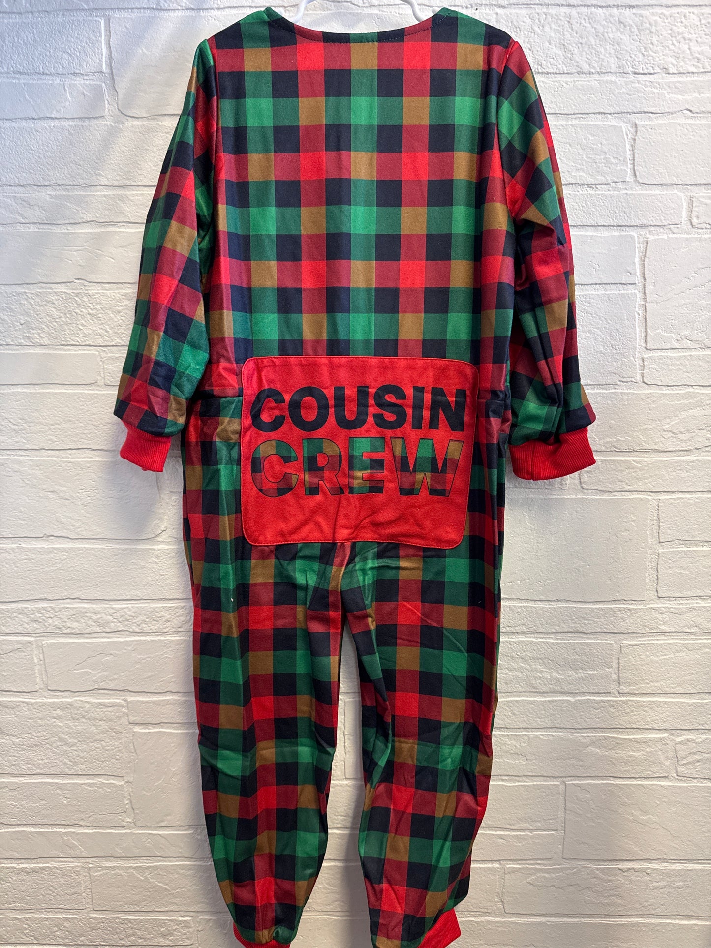 3XL(8-9) NEW Green Plaid Cousin Crew Pajamas