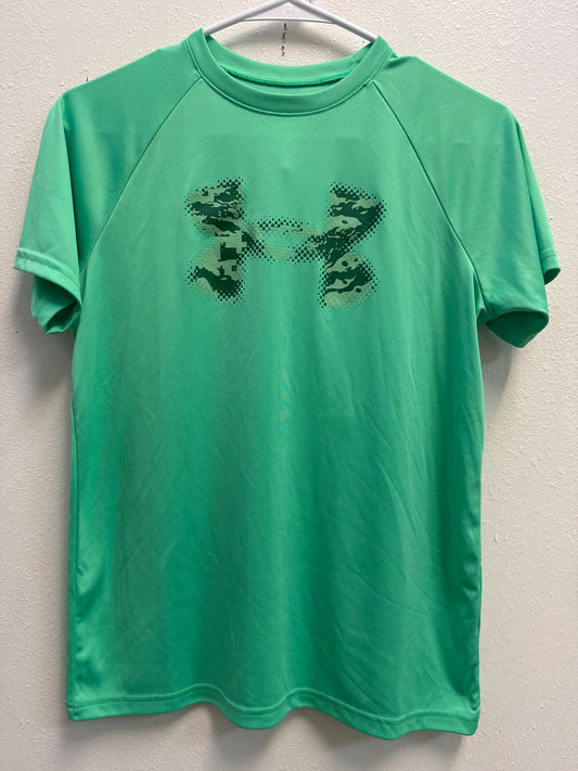 YLG Under Armour Green Dri-Fit Tee