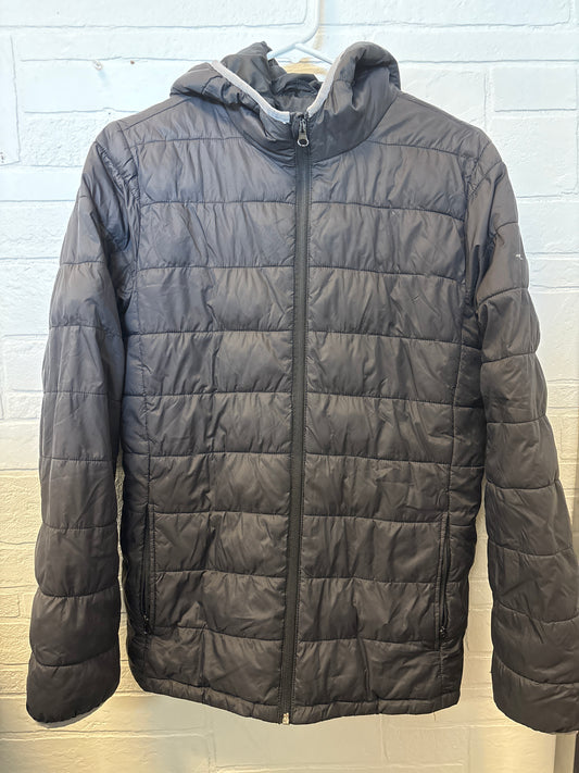 XL (18-20) Black Xersion Puffy Jacket with Hood