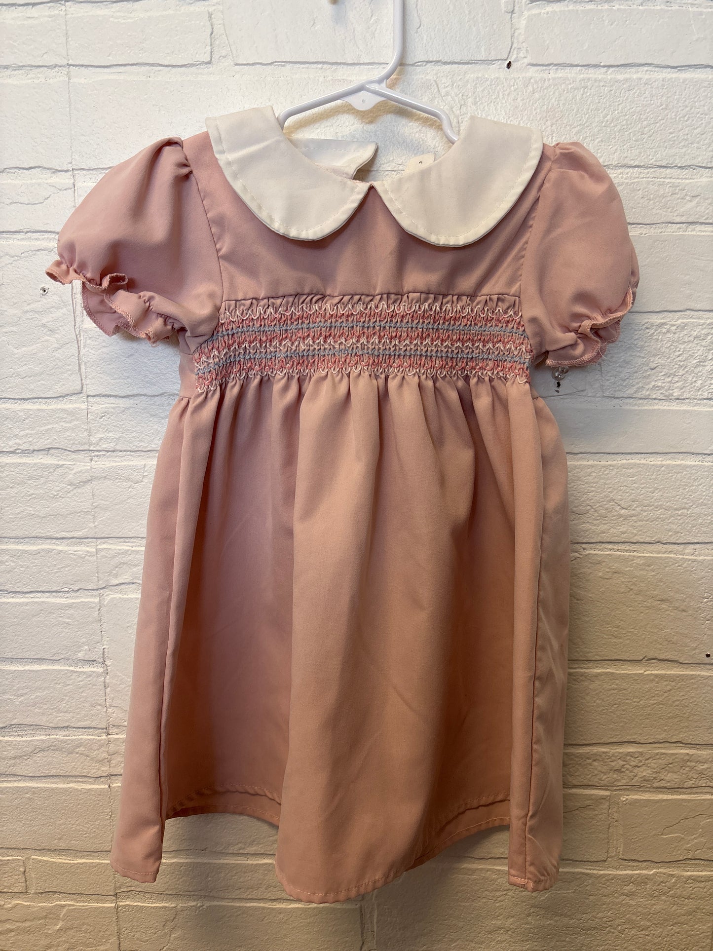 2-3 Pink Smocked Dress
