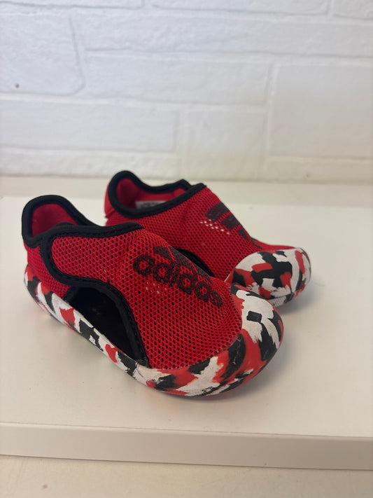 Size 5 Red Adidas Sandals