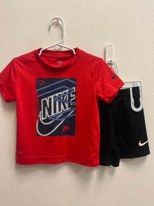 2t Nike 3brand Red Navy Black Set