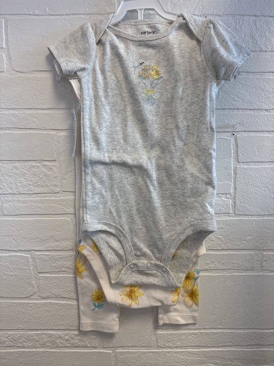 18m NEW Carters 3pc Flowers + Bees Set