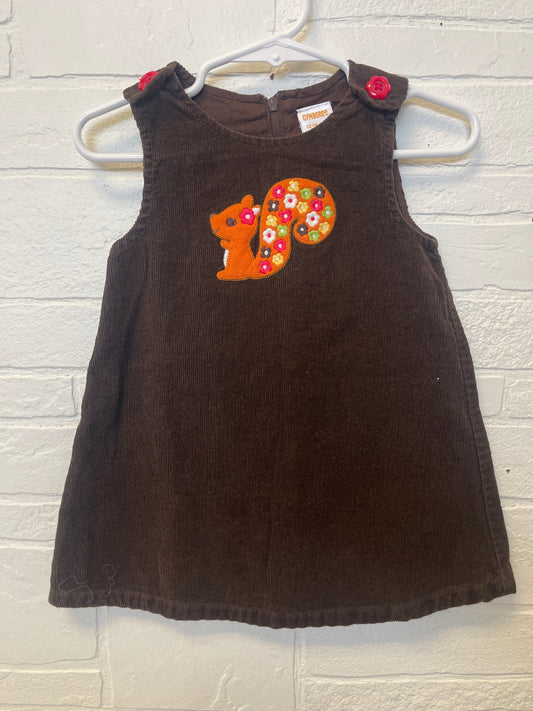 12/18m Gymboree Squirrel Corduroy Jumper Dress