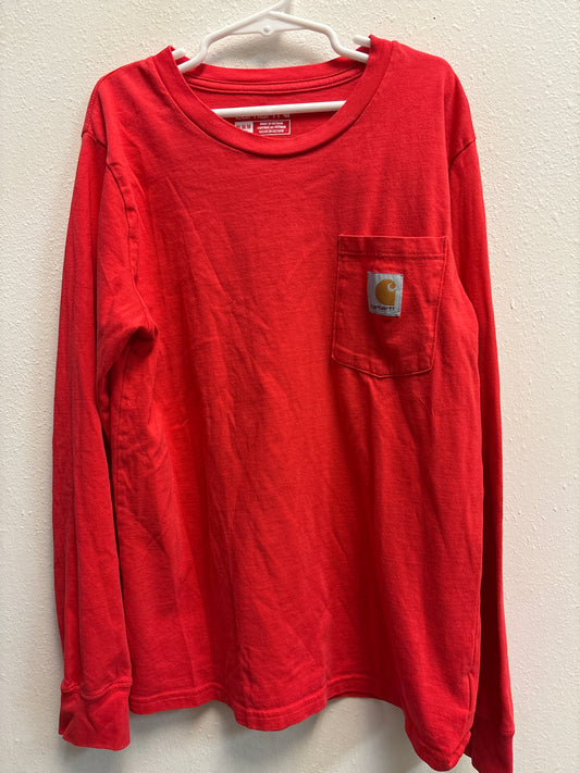 10-12 Carhartt Red Pocket Tee