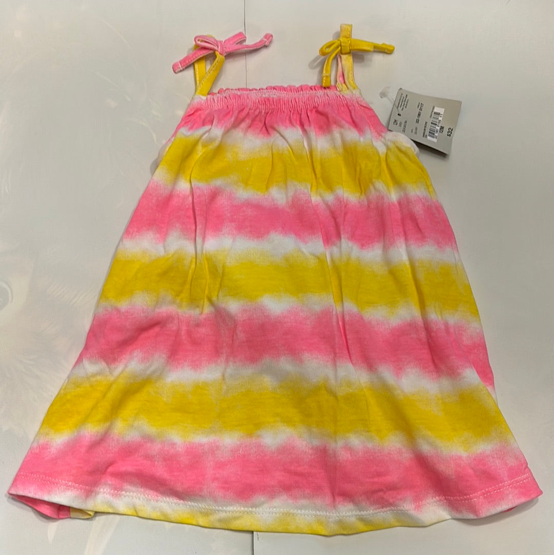 12m New Pink Yellow Dress