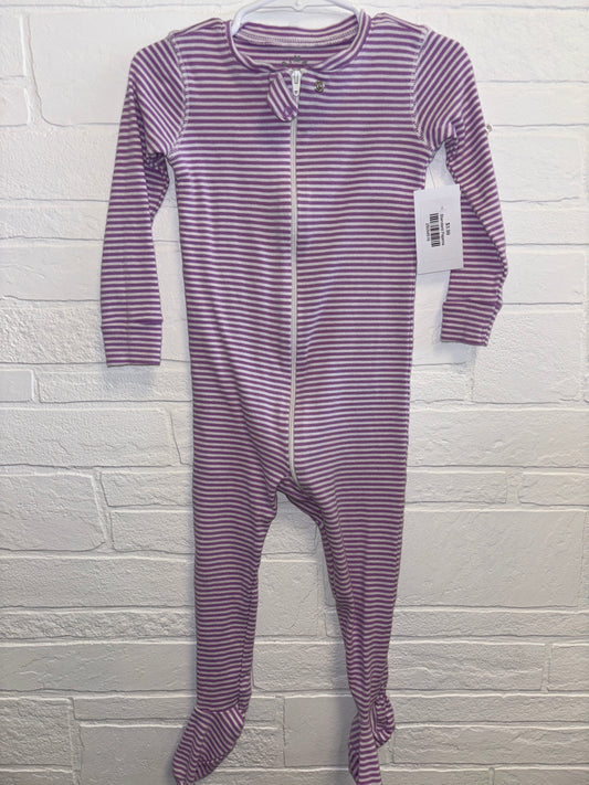 18-24m Purple Striped Pajama Sleeper