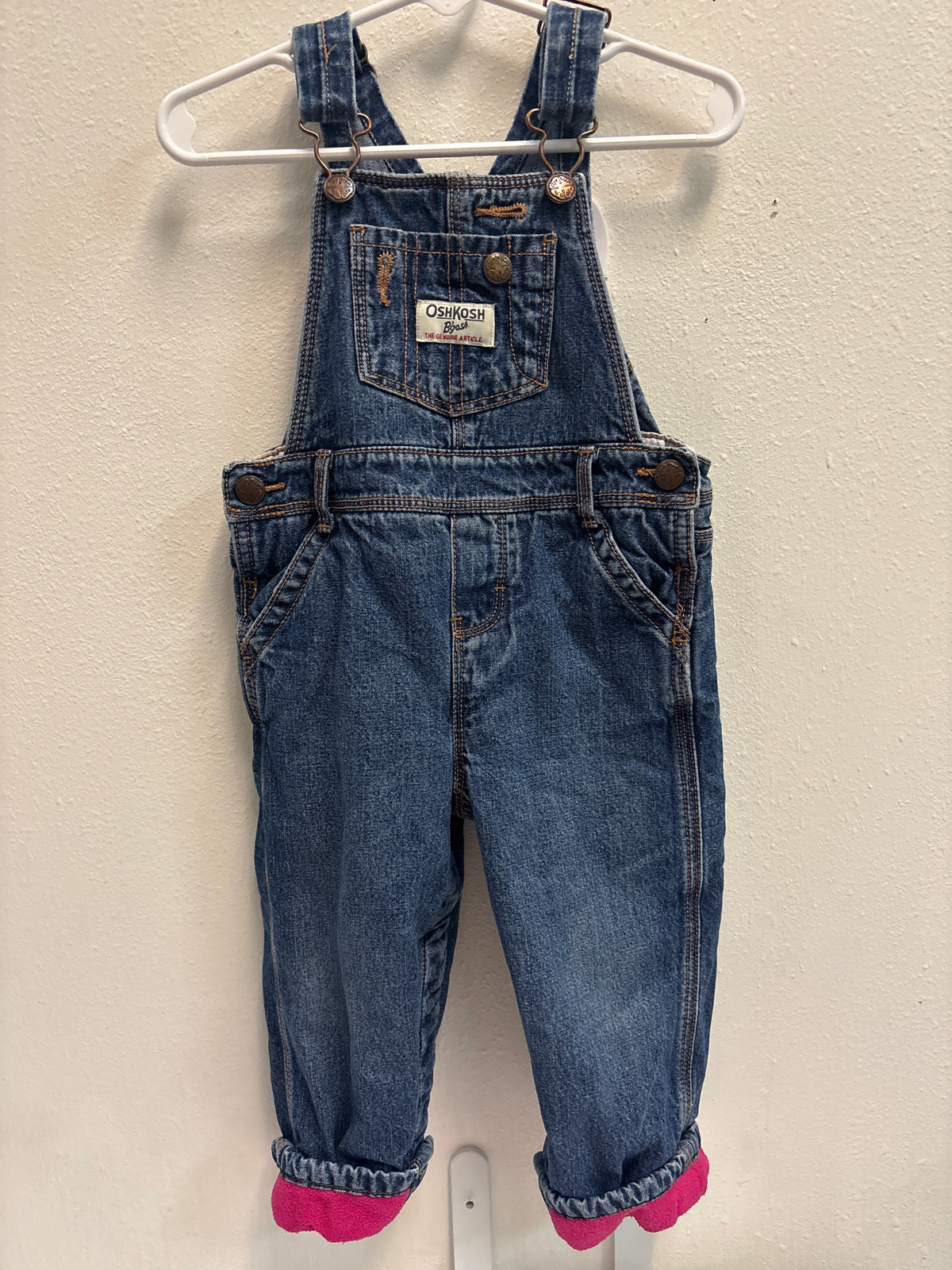 18m Fleece Lined Osh Kosh Overalls