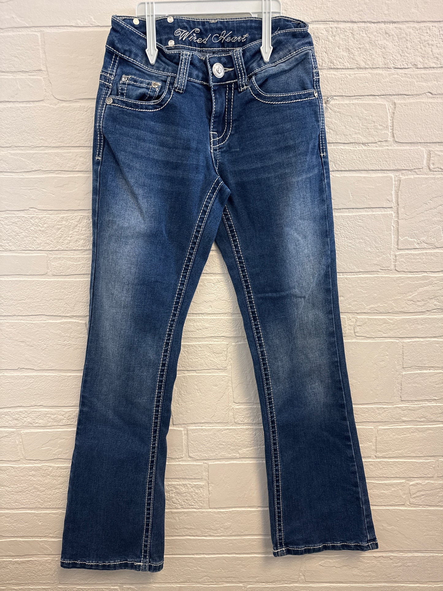 8 Wired Heart Bootcut Jeans