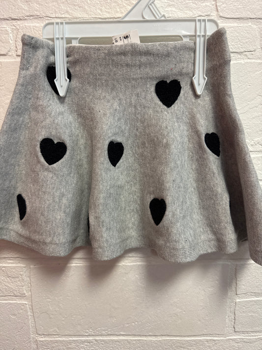 1-2Y NEW H&M Black Hearts Skirt