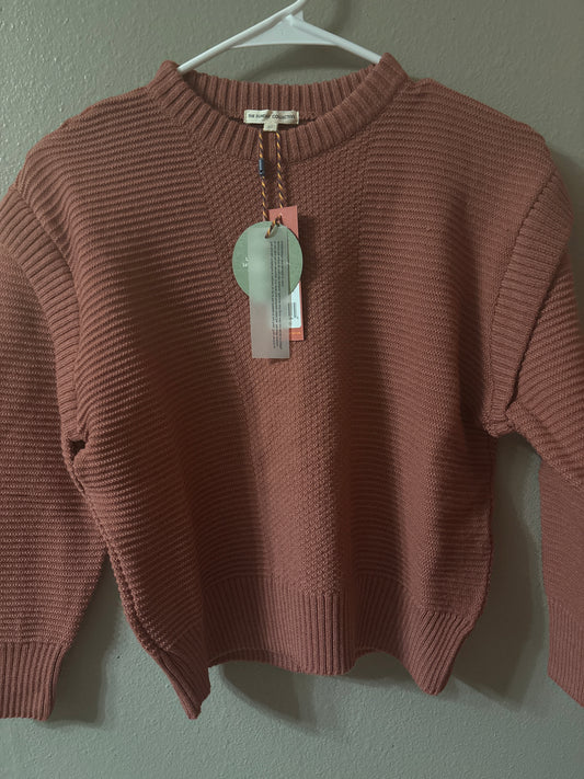 12 New The Sunday Collective Terra Cotta Sweater