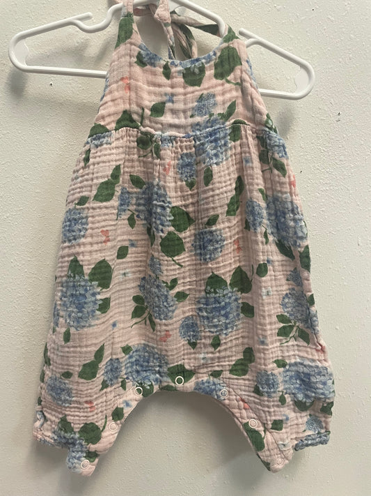 6/12m Angel Dear Baby Muslin Romper