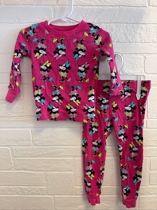2t Minnie Mouse Pink Pajama Set