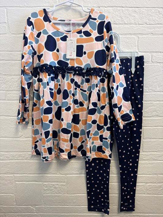 5 NEW Pete & Lucy Navy+Pink Shapes Set