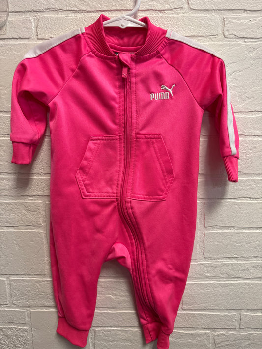 3-6m Puma Hot Pink Athletic Romper