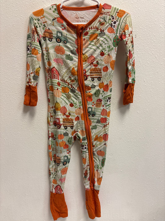 6-12m Little Sleepies Bamboo Fall Pajamas