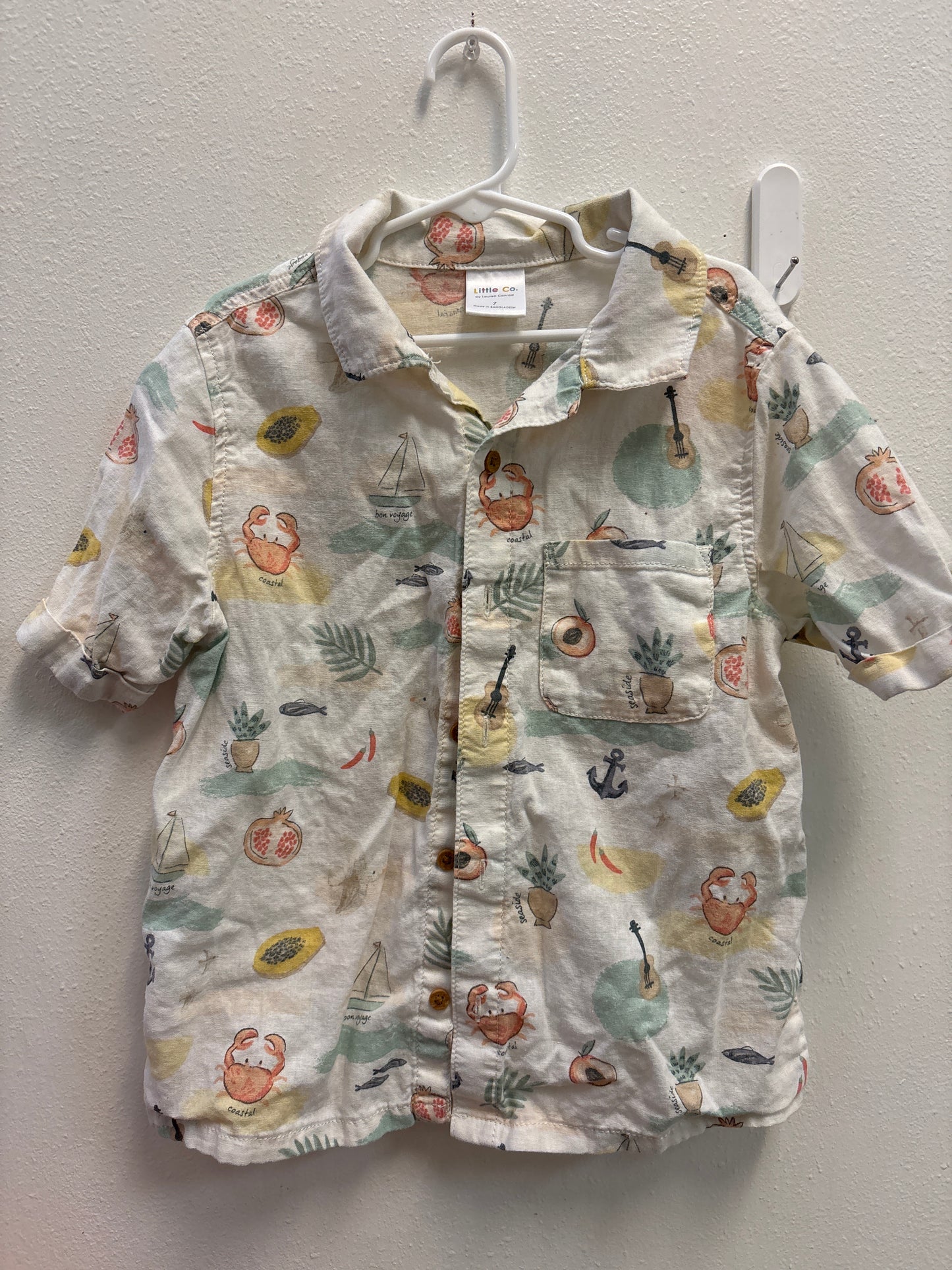 7 Little Co Summer Button Down