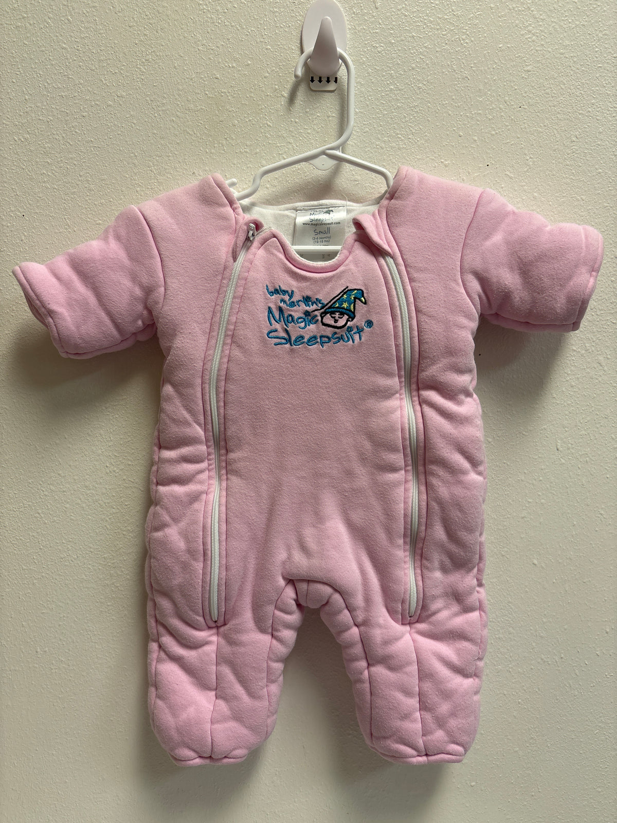 3-6m Magic Merlin Pink Sleepsuit