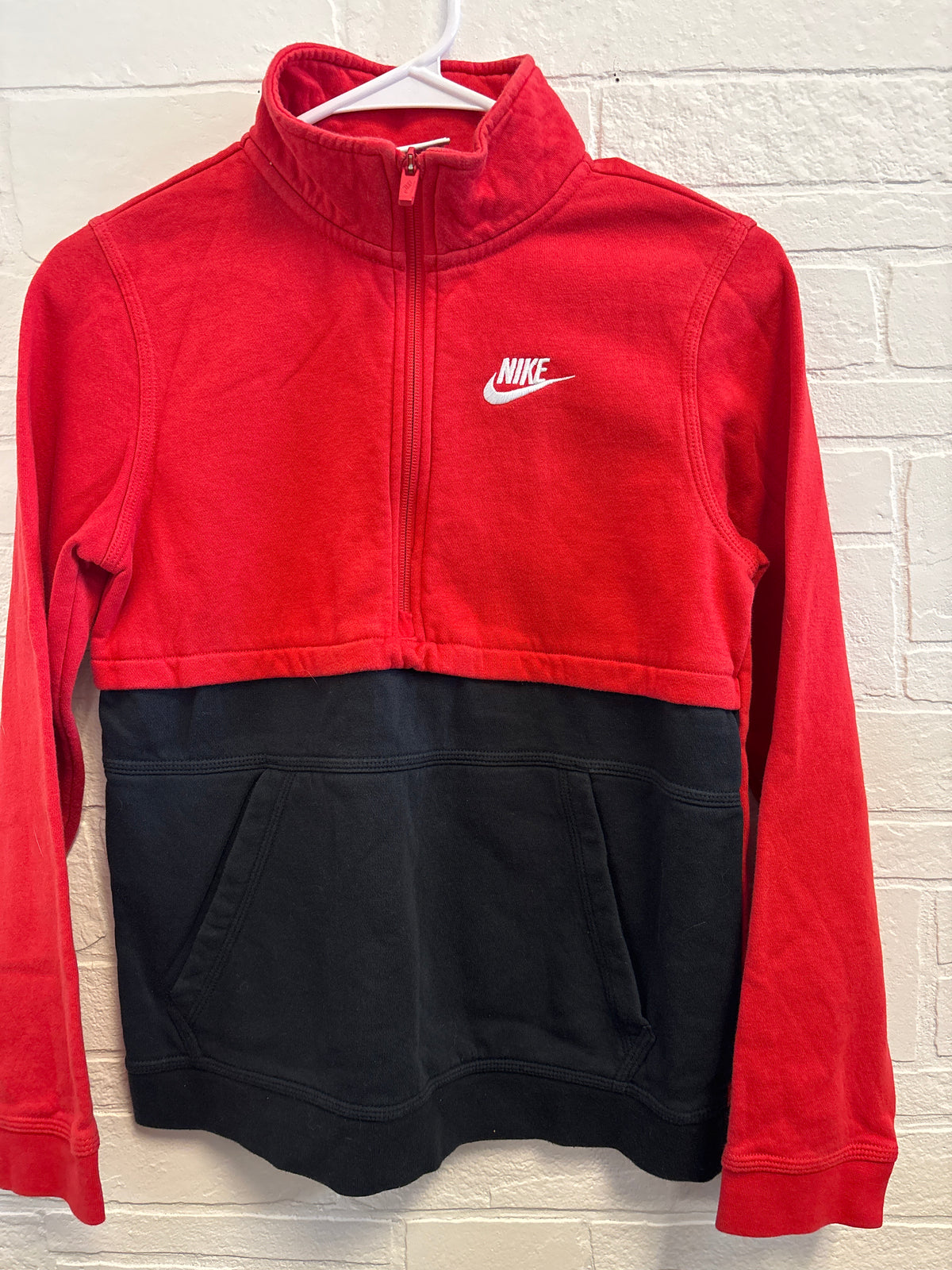 Large Red Black Nike Pullover