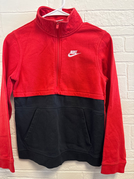 Large Red Black Nike Pullover