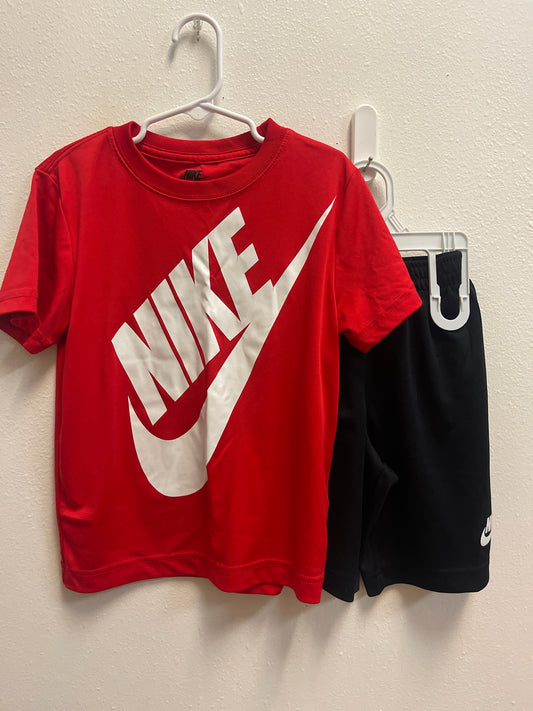 7 Nike Red Black White Swoosh Set