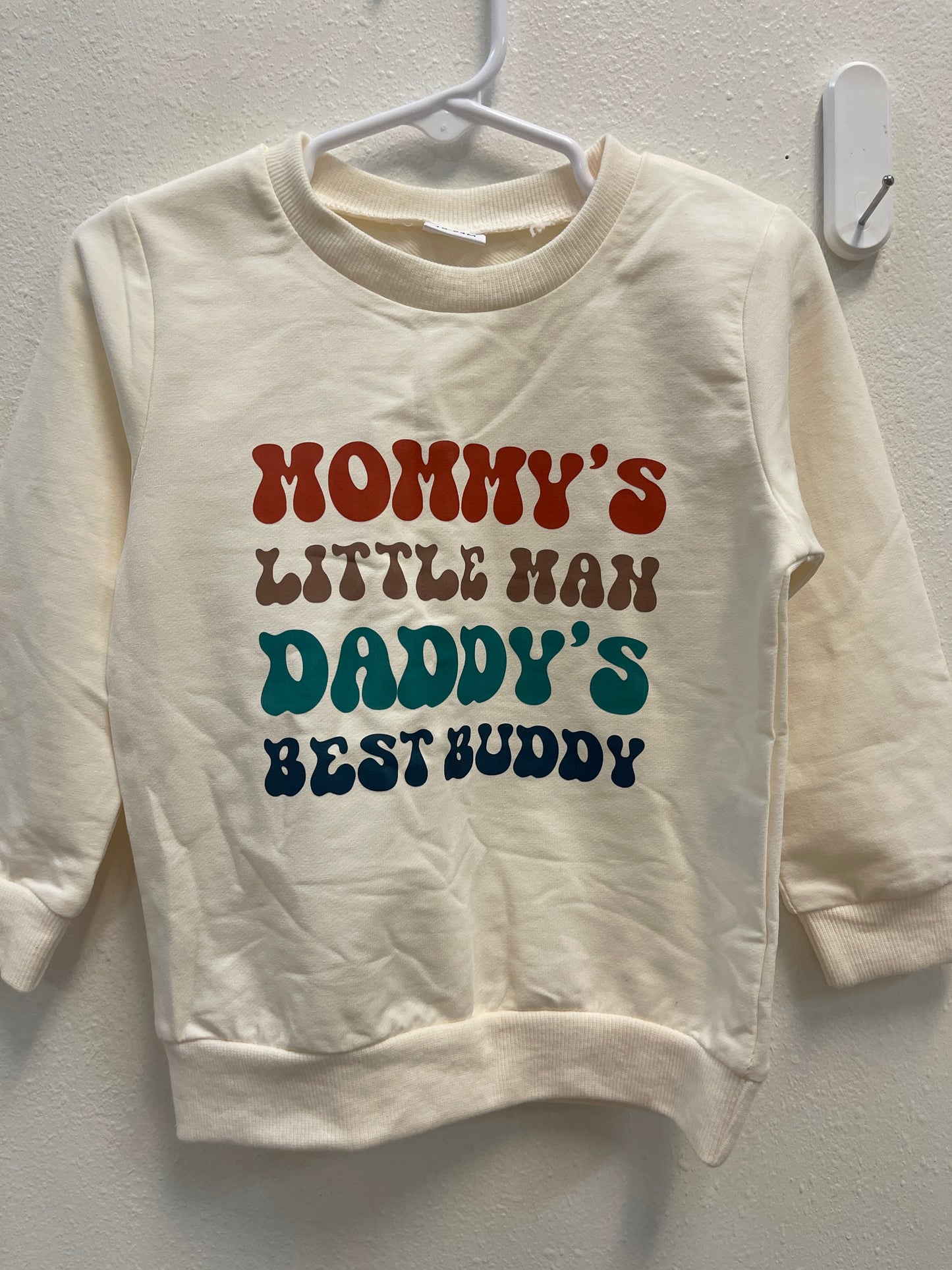 18/24m Mommy’s Little Man Sweatshirt