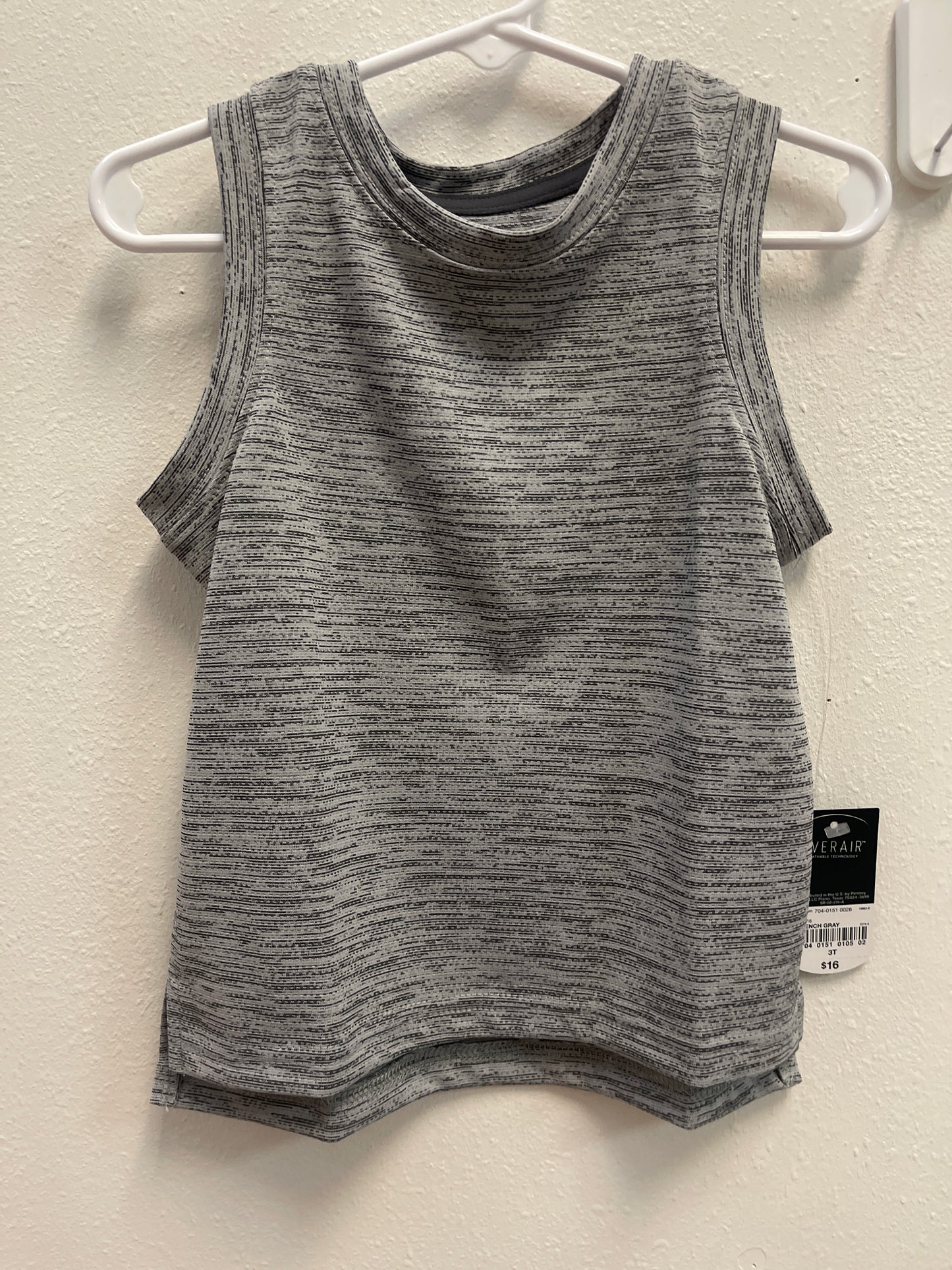 3t NEW Xsersion Gray Tank