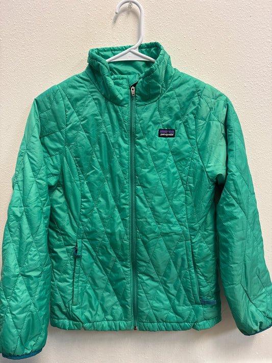 L (12) Patagonia Green Lightweight Jacket