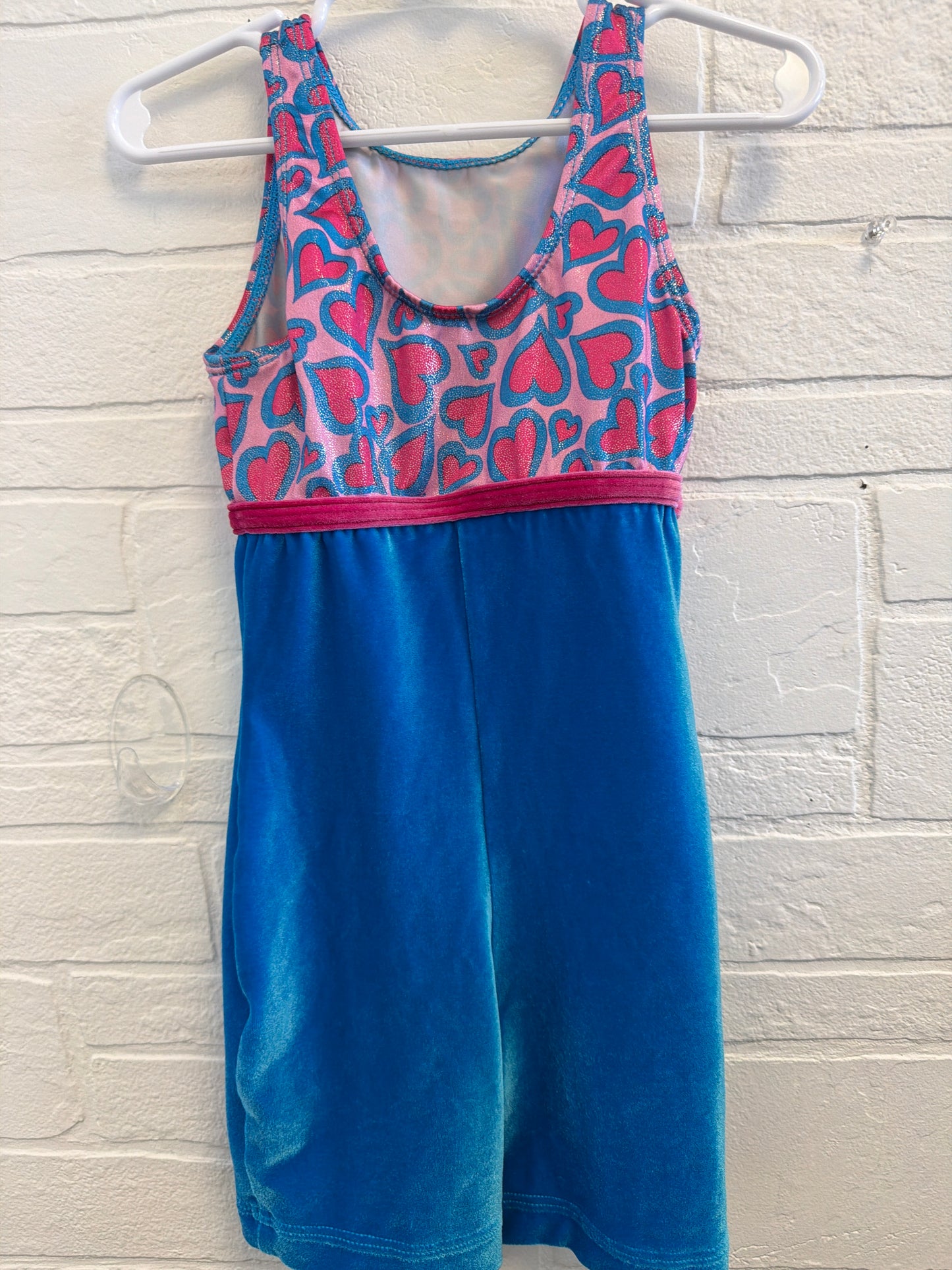 S GK Velvet Hearts Biketard