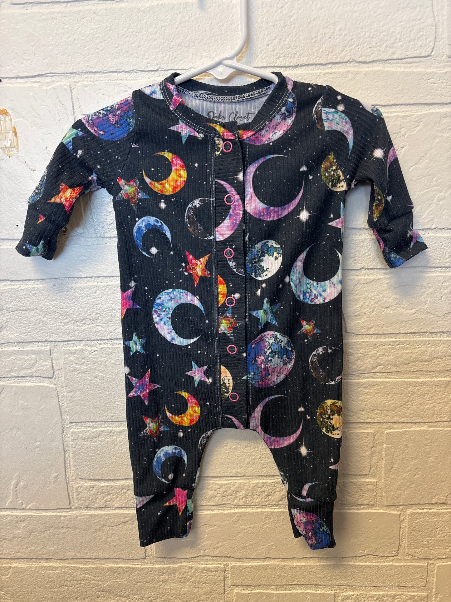 0-3m Stars and Moons Romper