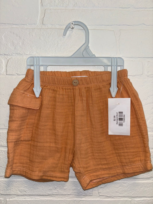 9-12m ZARA Orange Cotton Shorts
