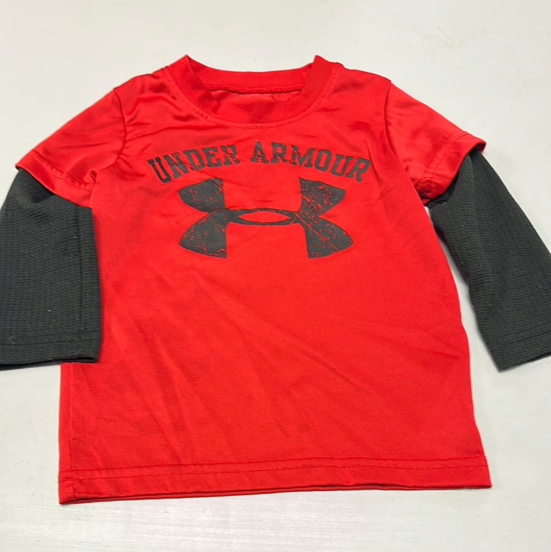 12m Under Armour Red Shirt