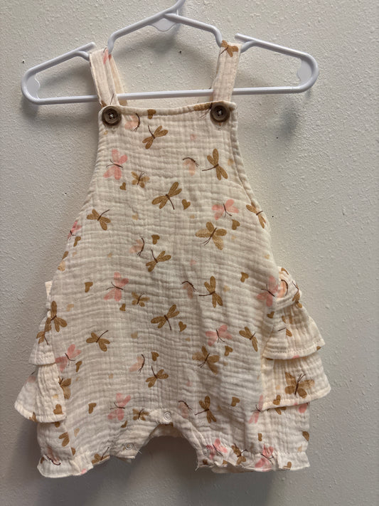 18m Gauze Butterfly Romper