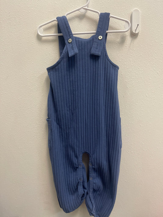 18/24m Kate Quinn Blue Ribbed Romper