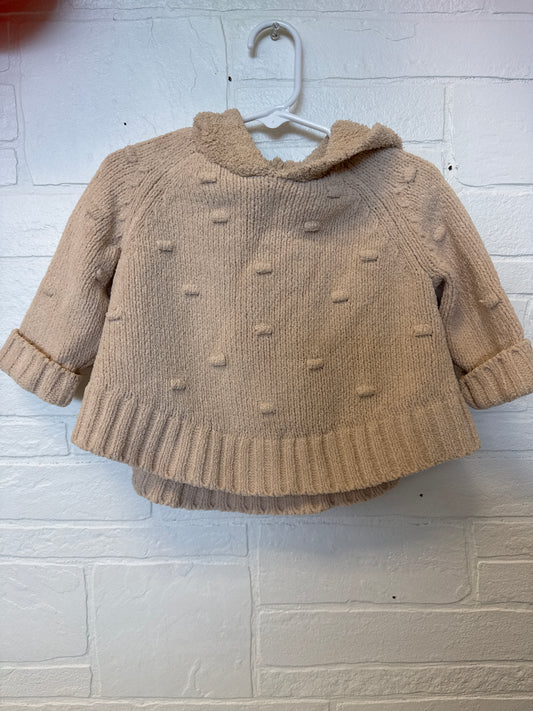12-18m Tan PomPom Sweater