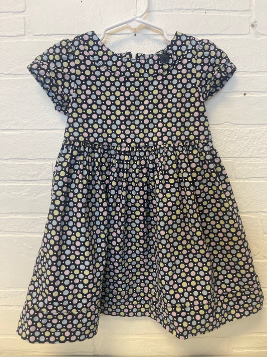 3 Gymboree Navy Polka Dot Dress