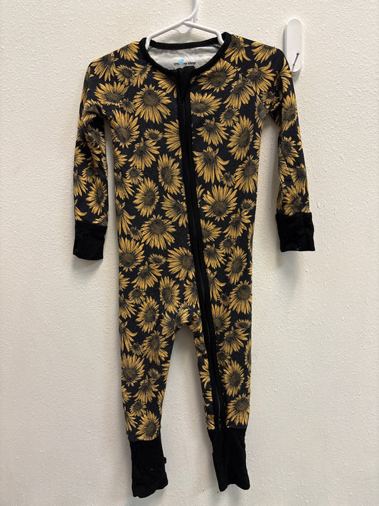 18-24m Little One Shop Bamboo Sunflower Zippie
