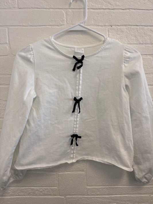 11/12 Zara Black Bow Longsleeve