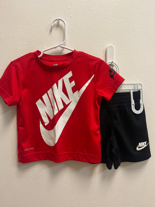 2t Nike Red Black White Set