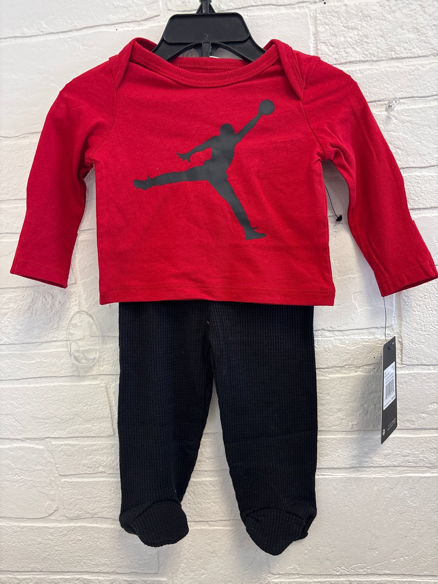 NB New Red Black Air Jordan Outfit