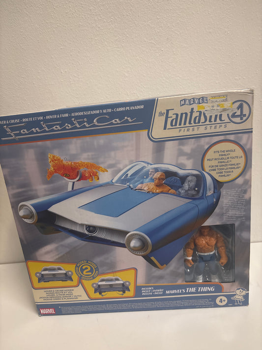 New Hasbro Marvel Epic World of Action The Fantastic Four: First Steps Hover & Cruise Fantasticar vehicle set