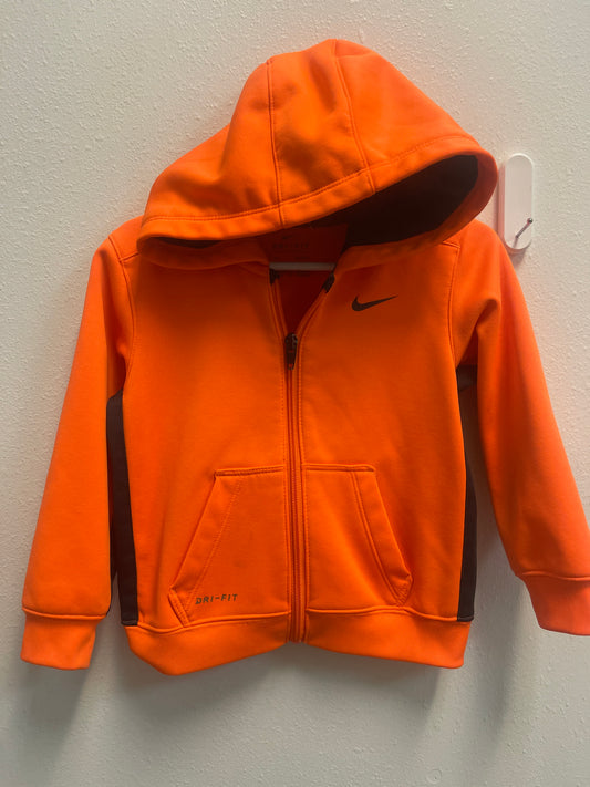 24m Nike Neon Orange Zip Hoodie