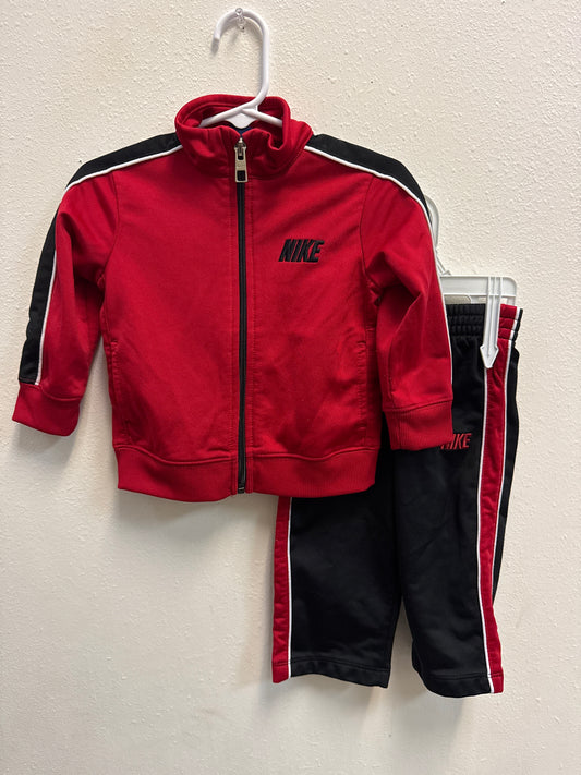 12m Nike Red & Black Track Set