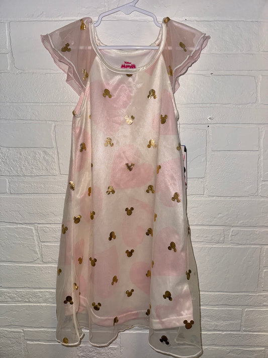 5t NWT Minnie Mouse Gold Face Nightgown