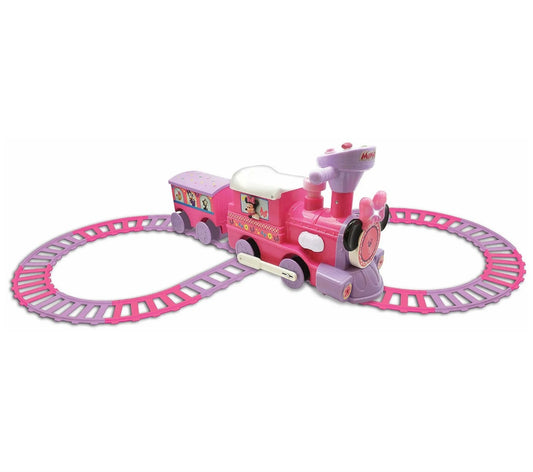 Kiddieland Disney Minnie Mouse Ride On Motorized Train With Track