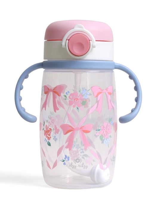 Itzy Ritzy Itzy Sips Straw Cup Bows